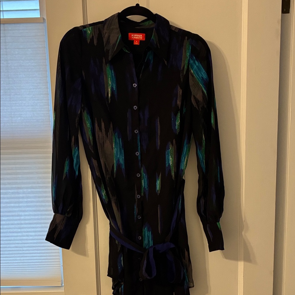 Colorful Blouse Dress